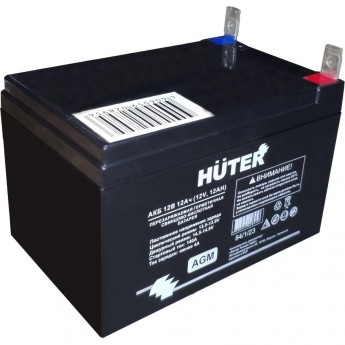 Аккумуляторная батарея HUTER АКБ 12В 12Ач
