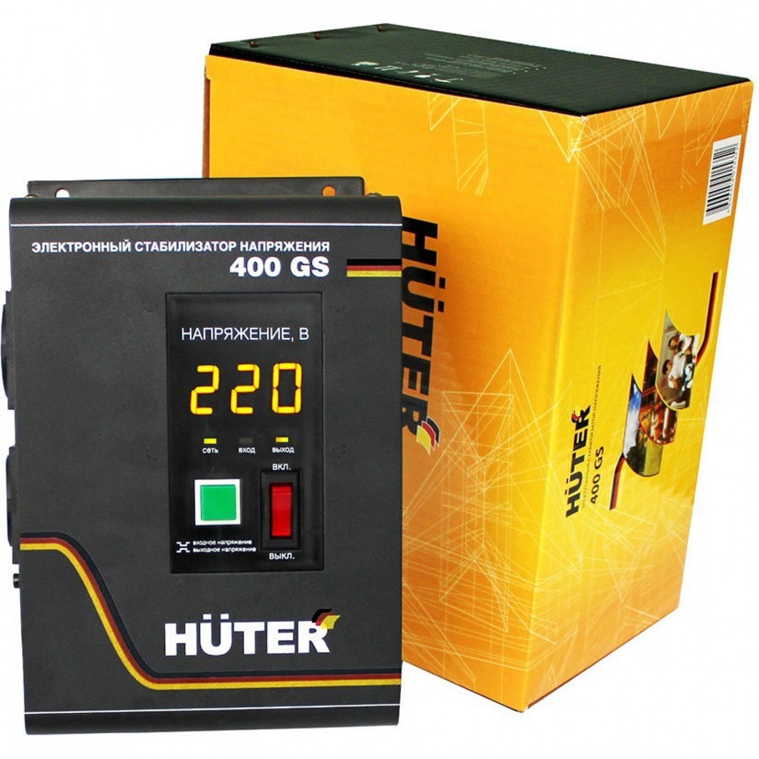 HUTER 400GS 63/6/12. Купить Стабилизатор напряжения на Официальном Сайте  HUTER в России.